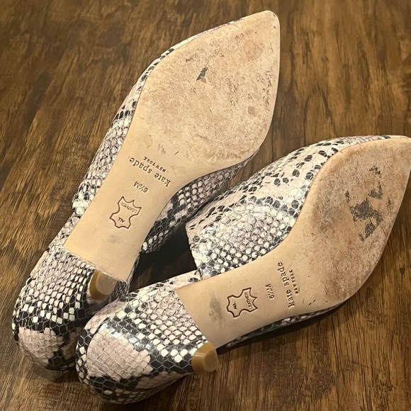 Kate Spade Ryan Snake Animal Print Mule Size 6.5 - Picture 7 of 7